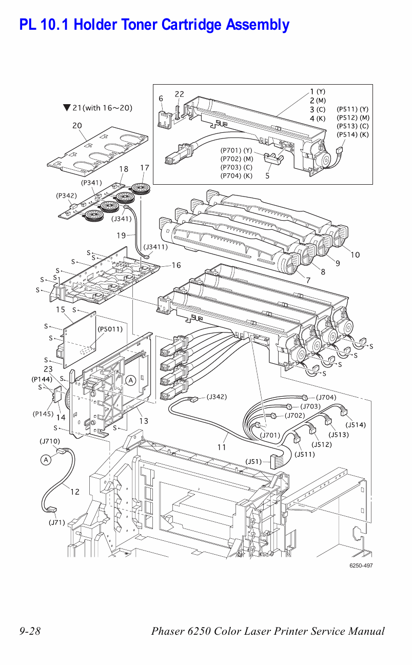 Xerox Phaser 6250 Parts List Manual-5